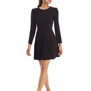 Gal Meets Glam Celeste Pearl Trim dress